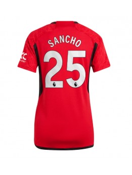 Manchester United Jadon Sancho #25 Heimtrikot für Frauen 2023-24 Kurzarm